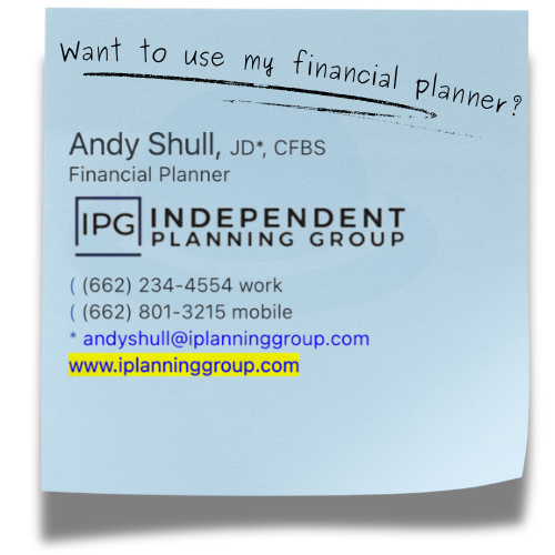 want to use my financial planner